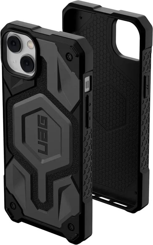 UAG Monarch Pro Kevlar with MagSafe Phone Case for iPhone 14 Plus – Kevlar Silver
