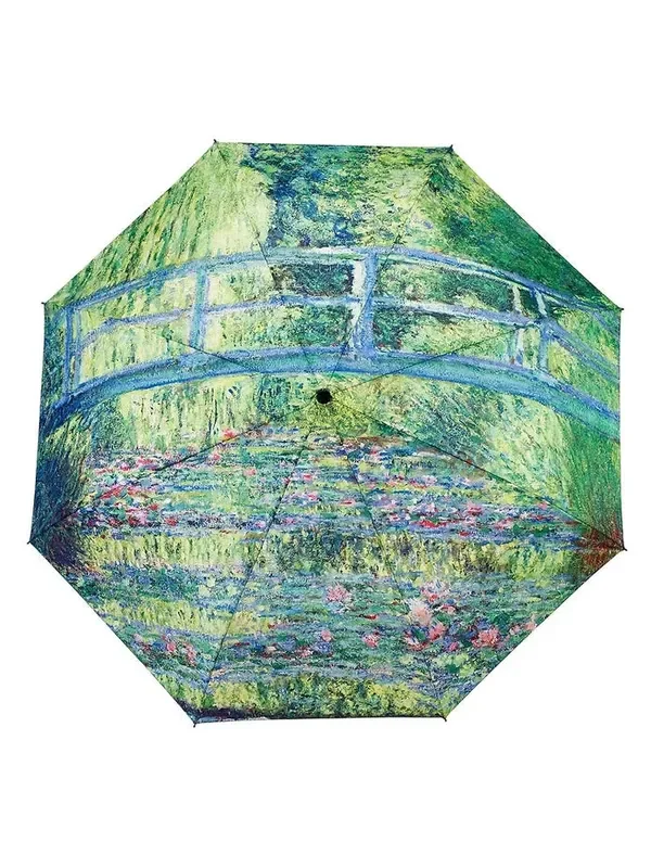 Umbrella Folding Umbrella Monet’s Japanese Bridge 30215sc