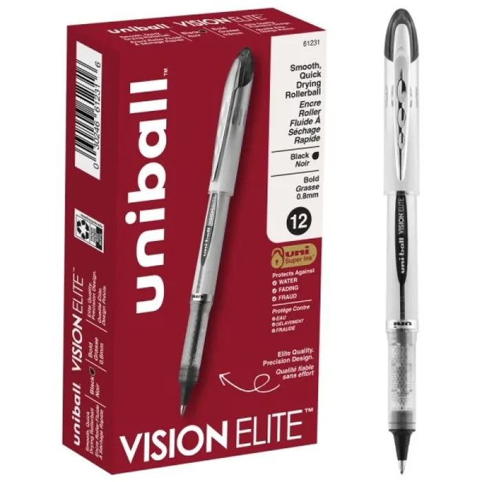 Uniball Vision Elite Liquid Ink Rollerball Pens