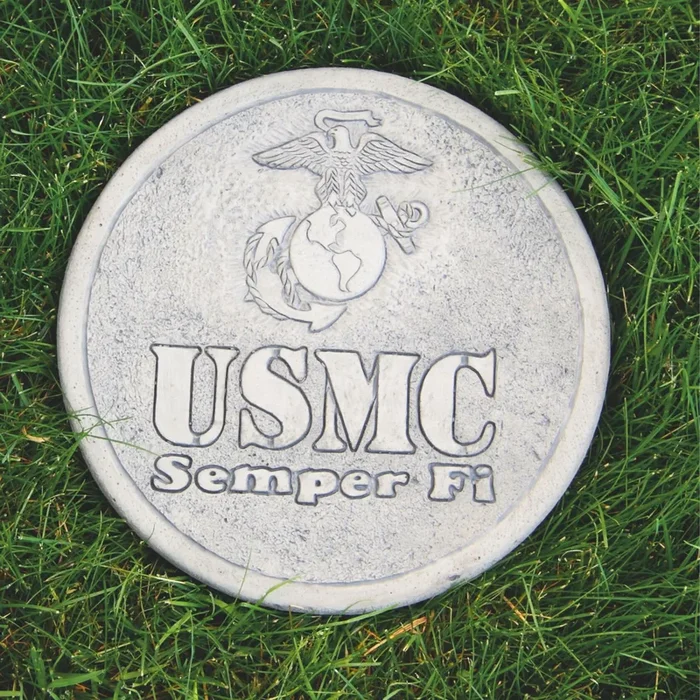 United States Marine Corps Concrete Garden Stone – Massarellis #1891