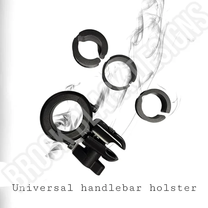 Universal bar holster .75-1.25″ adapters