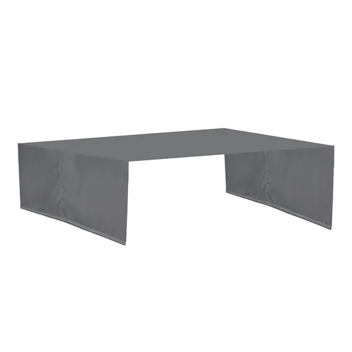 Universal Canopy Cover Replacement for 12×9 Ft Curved Outdoor Pergola Structure-grey