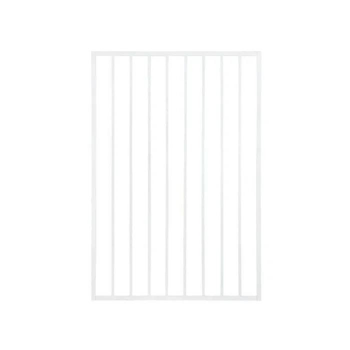US Door and Fence Pro Series 3 ft. x 5 ft. White Steel Fence Gate
