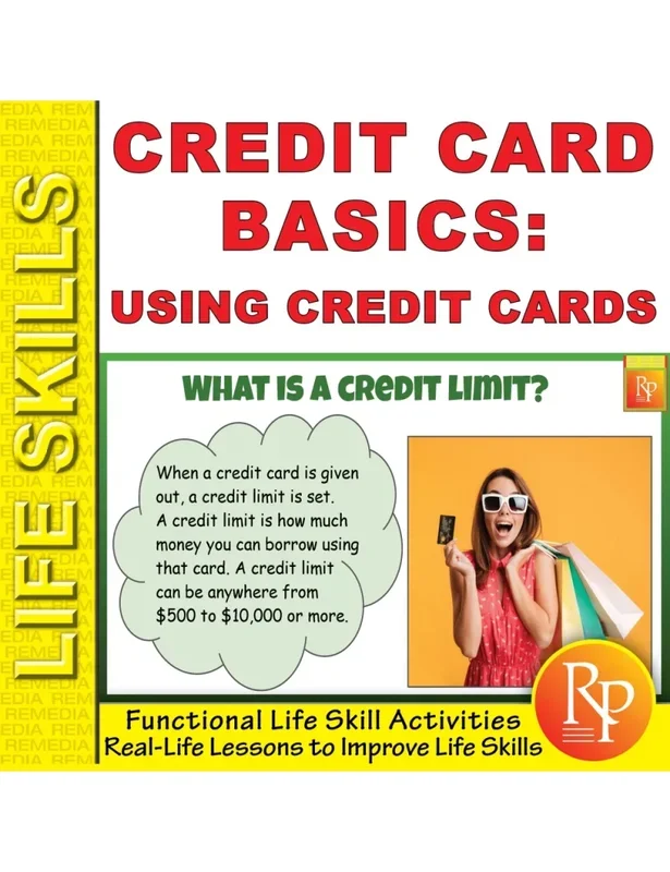 Using A Credit Card: Life Skills Task Cards | Consumer Skills | Activities