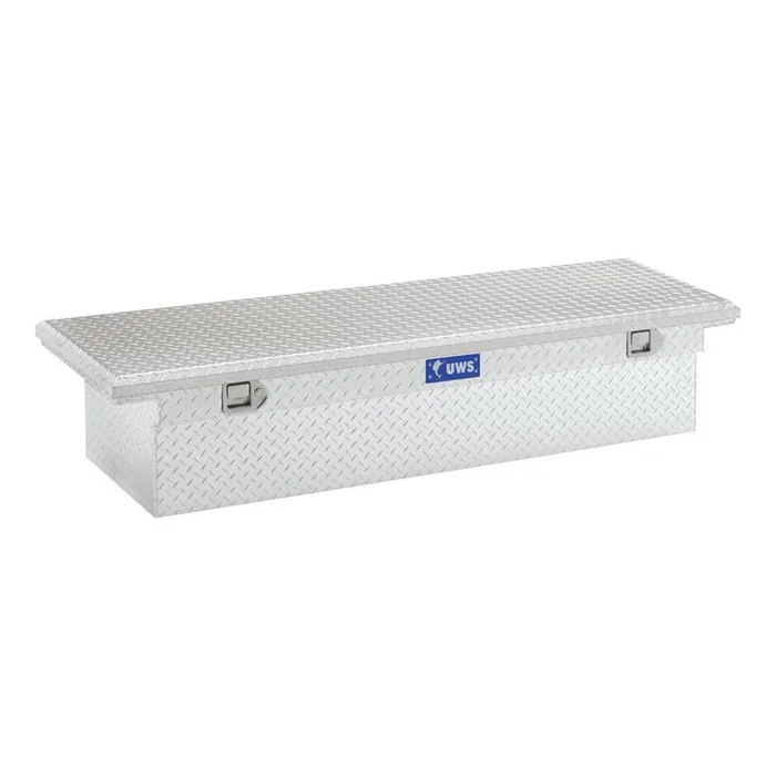 UWS 72 in. Bright Aluminum Crossover Truck Tool Box with Low Profile (Heavy Packaging)
