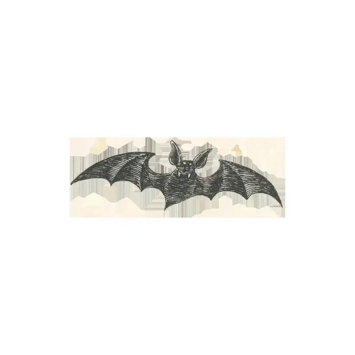 Vampire Bat Tattoo Pair