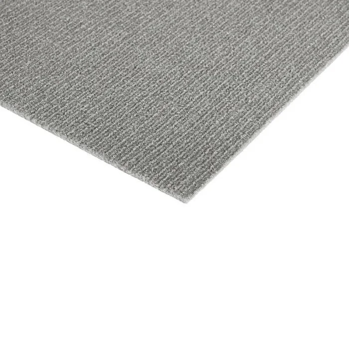 Vanguard 15-Pack 24-in Dove Grey Pattern Peel-and-Stick Carpet Tile