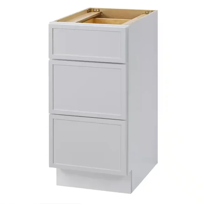 Vanity Art 15 in. W x 21 in. D x 32.5 in. H 3-Drawers Bath Vanity Cabinet Only in White