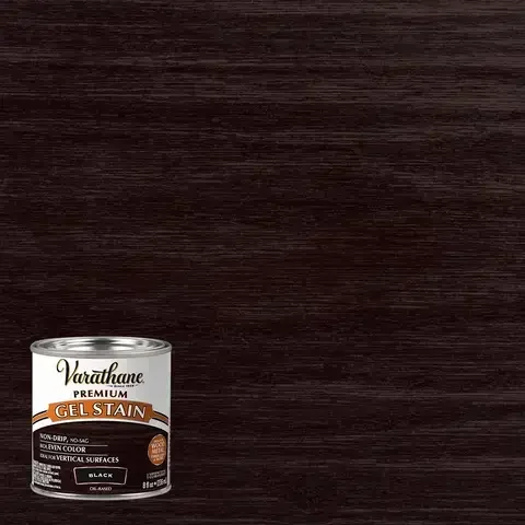 Varathane Premium Black Oil-Based Linseed Oil Modified Alkyd Gel Stain 1/2 pt