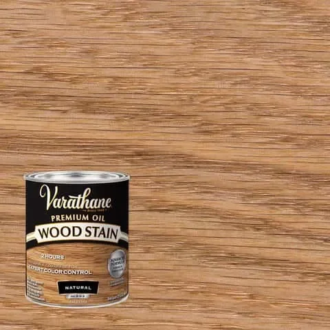 Varathane Premium Semi-Transparent Natural Oil-Based Urethane Modified Alkyd Wood Stain 1 qt