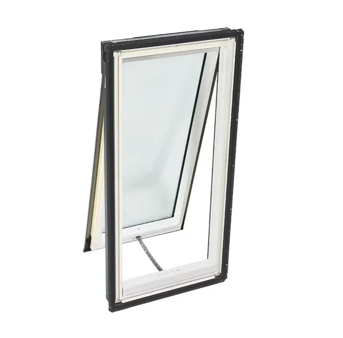 VELUX 30.06-in x 54.44-in Solar-powered Venting Deck Mount Skylight with Laminated Low-e Argon Glass