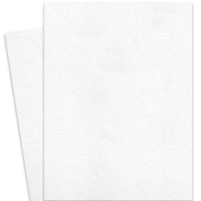 Via Felt Pure White Textured Paper – 1000 Sheets per Pack