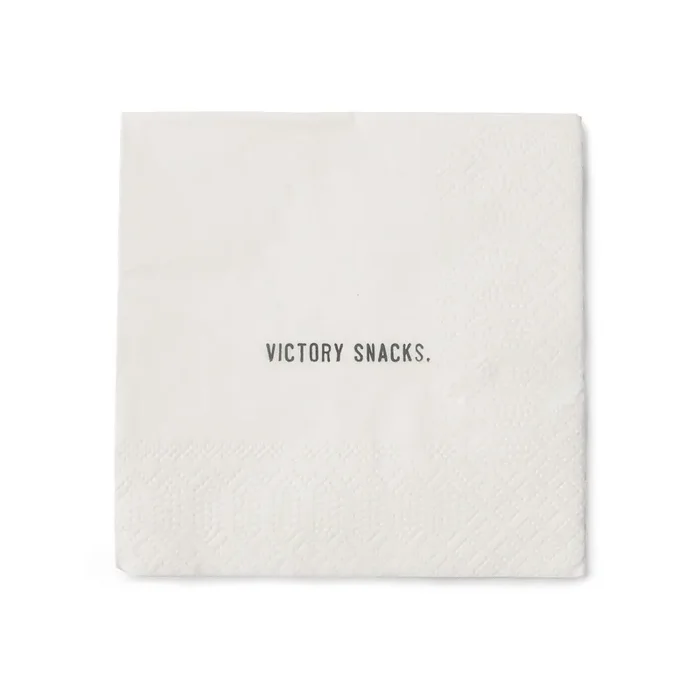 Victory Snacks Cocktail Napkin Set (20pcs) 5″ x 5″