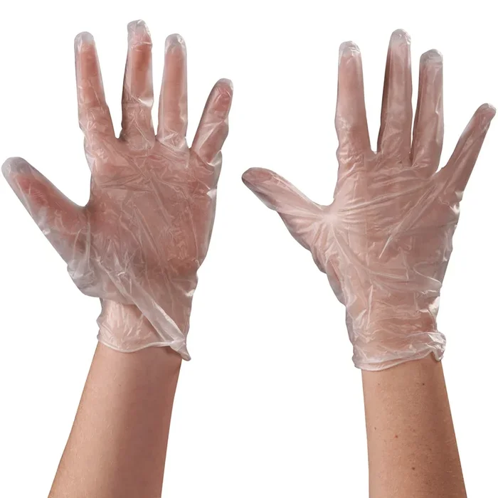 Vinyl Gloves Clear – 5 Mil – Powdered – Large