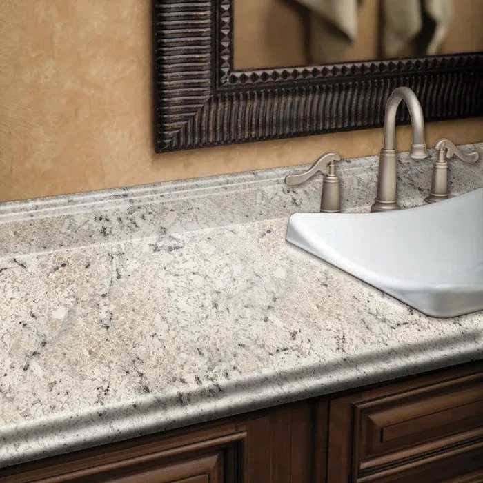 VT Dimensions Formica 6-ft Ouro Romano- Etchings Straight Laminate Kitchen Countertop