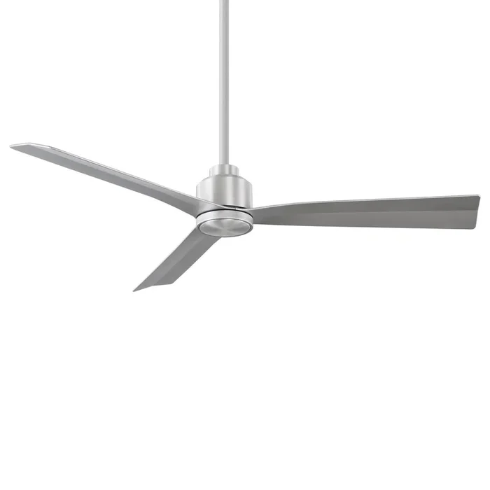 Wac Lighting Clean 52 Clean 52″ 3 Blade Indoor / Outdoor Smart Ceiling Fan – Silver