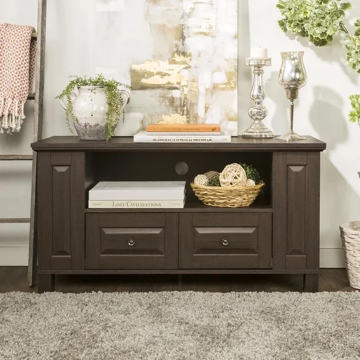 Walker Edison Espresso TV Stand