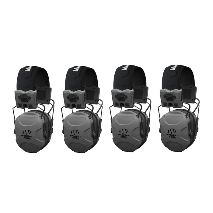 Walkers XCEL 500BT Active Shooting Protection Equipment Earphone Muff (4 Pack)