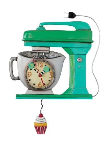 Wall Clock – Vintage Green Mixer – P1370