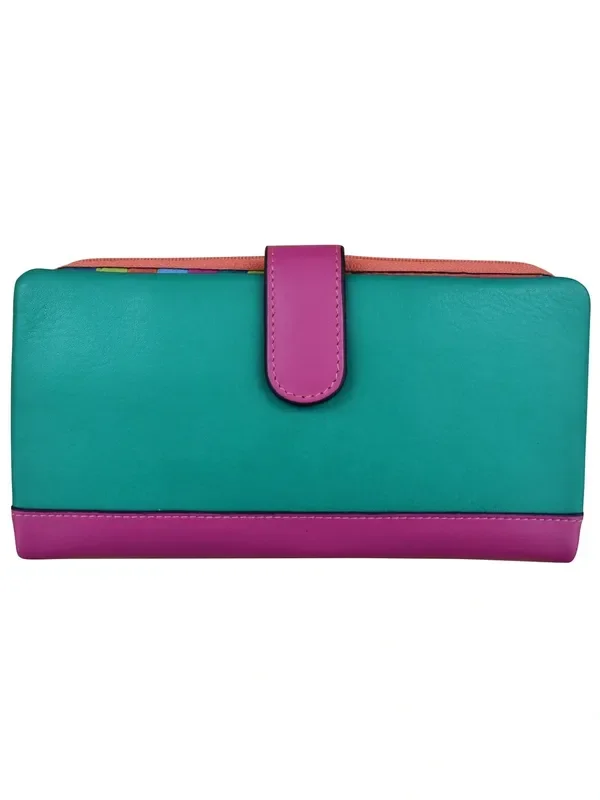 Wallet Smart Phone Paradise Multi Rfid Leather 7420