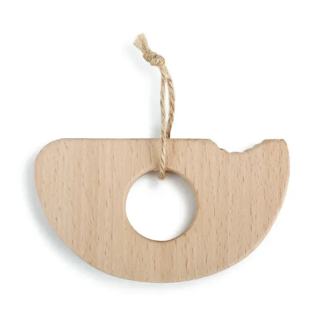 Watermelon Natural Wood Teether