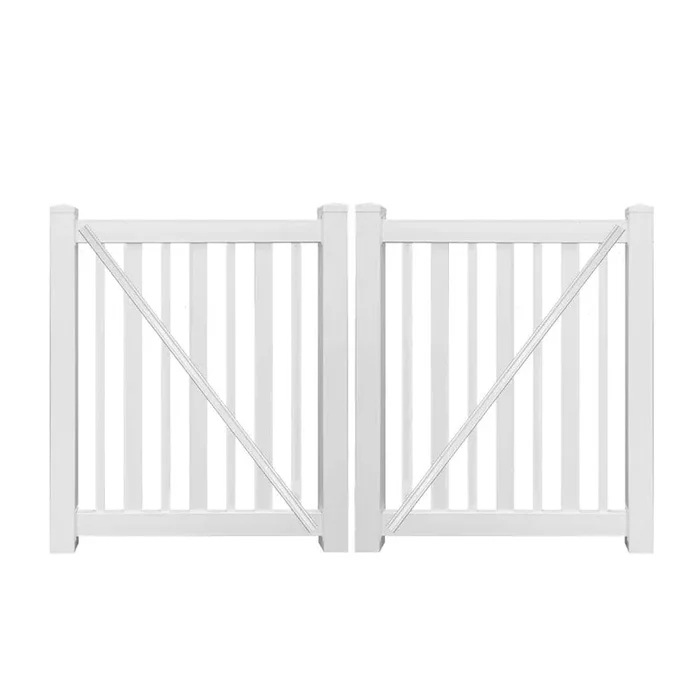 Weatherables Atlantis 5 ft. H x 8 ft. W White Vinyl Pool Fence Panel