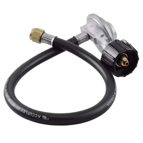 Weber Rubber Gas Line Hose and Regulator 24 in. L X 4 in. W For Weber