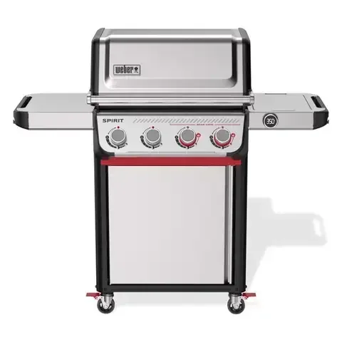 Weber Spirit SP-425 4 Burner Liquid Propane Digital Thermometer Grill Stainless Steel
