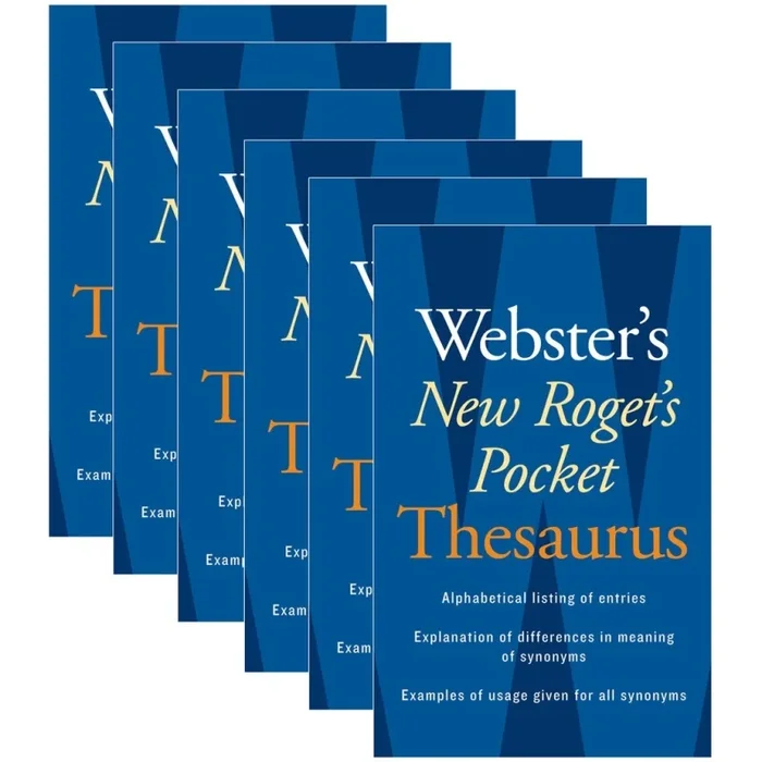 Webster’s New Roget’s Pocket Thesaurus, Pack Of 6