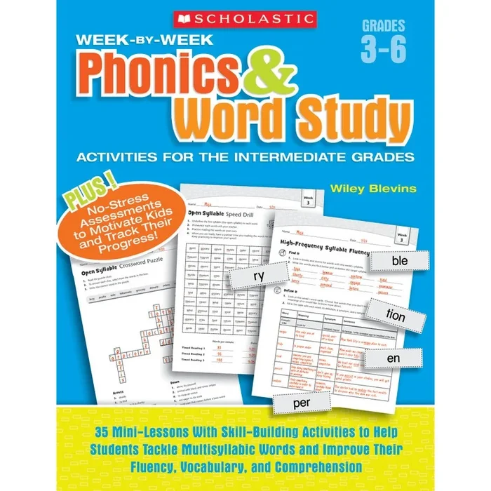 Week by Week Phonics & Word Study Activities for the Intermediate Grade