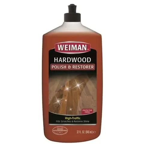 Weiman High Traffic High Gloss Hardwood Floor Polish & Restorer Liquid 32 oz