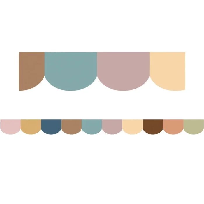 Welcome Scalloped Diecut Border Trim for Classroom Decor