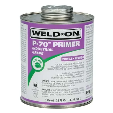 Weld-On P-70 Purple Primer For CPVC/PVC 32 oz