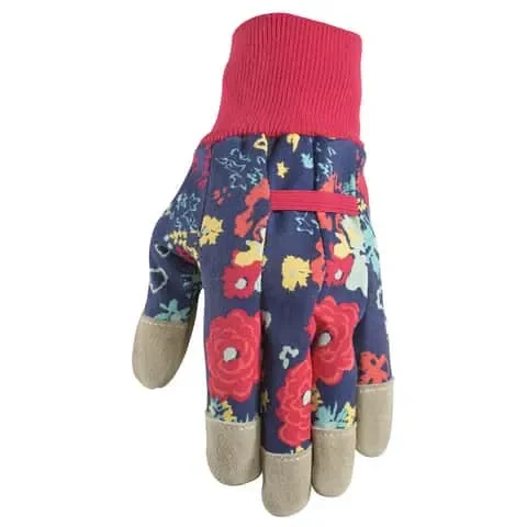 Wells Lamont Women’s Indoor/Outdoor Liberty Print Gardening Gloves Multicolored M 1 pair