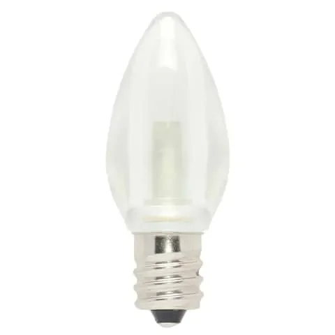 Westinghouse C7 E12 (Candelabra) LED Bulb Cool White 4 Watt Equivalence 2 pk