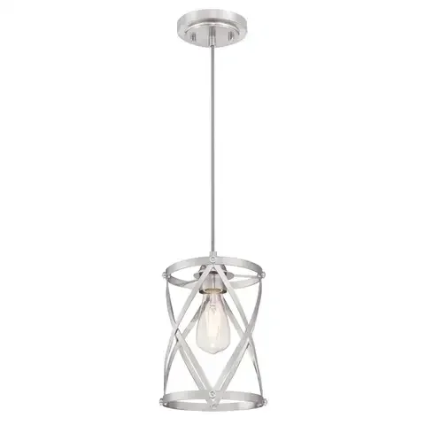 Westinghouse Isadora Brushed Nickel Metallic 1 lights Mini Pendant Light