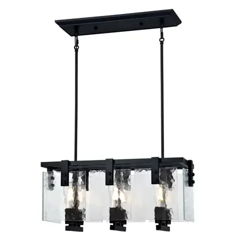 Westinghouse Zane Matte Black 6 lights Chandelier