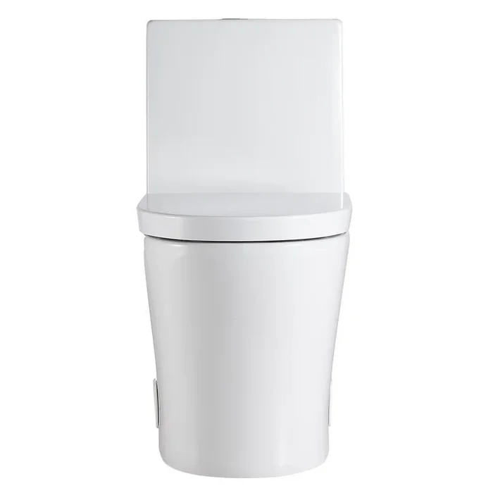 White 1 Piece 0.8/1.28 GPF White Double Flush Toilet