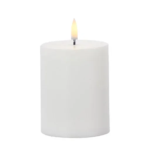 White Pillar Candles