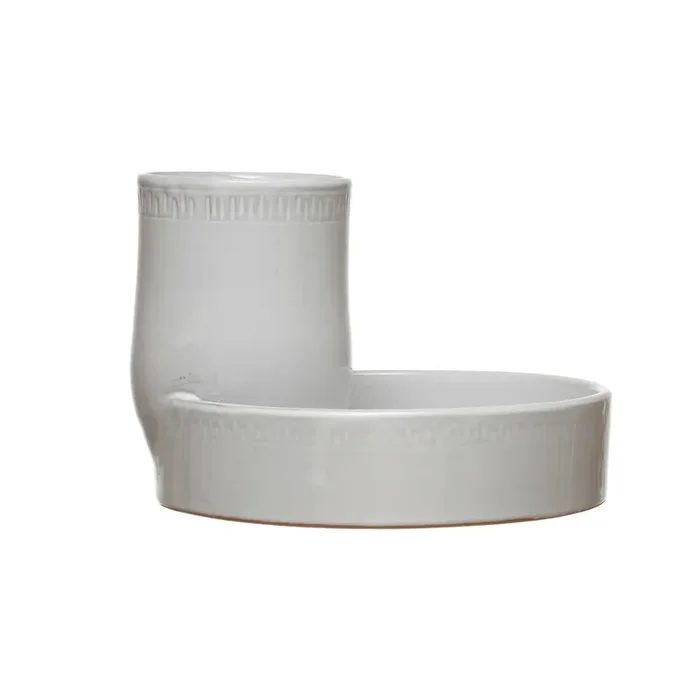 White Terracotta Tray