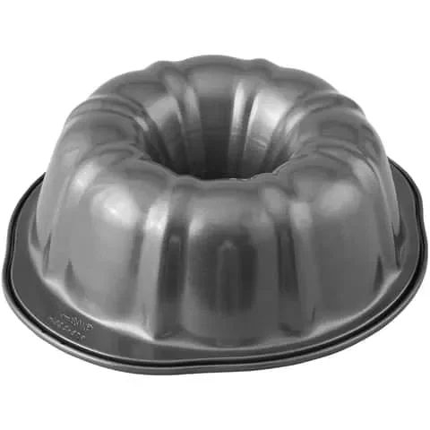 Wilton Premium 9-1/4 in. W X 9-1/4 in. L Fluted Tube Pan Gray 1 pk