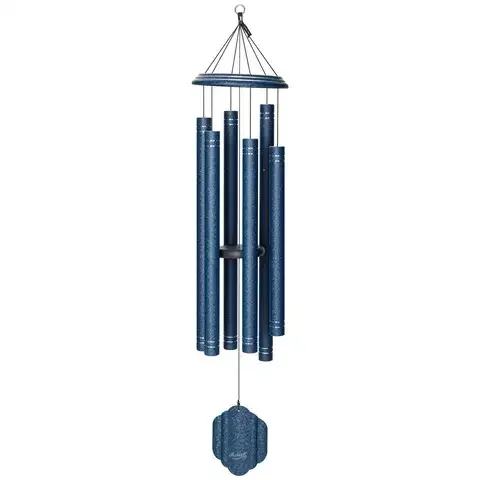 Wind River Arabesque Sapphire Aluminum 57 in. Wind Chime