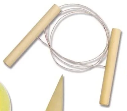 Wire Clay Cutter with Wood Handles