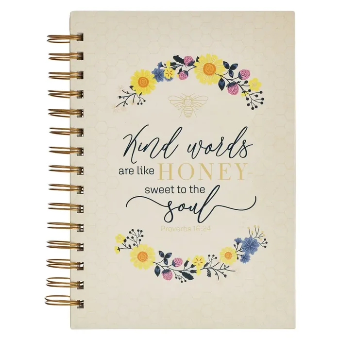 Wirebound Journal Kind Words Are Like Honey