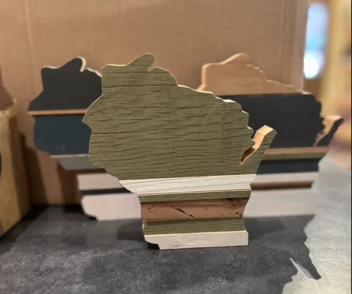 Wisconsin-reclaimed wood art