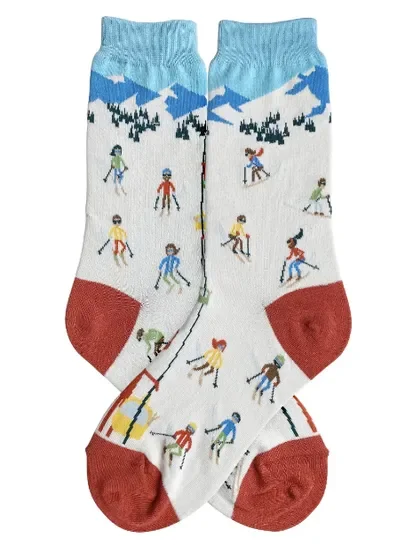 Women’s Sock Skiing White 7107