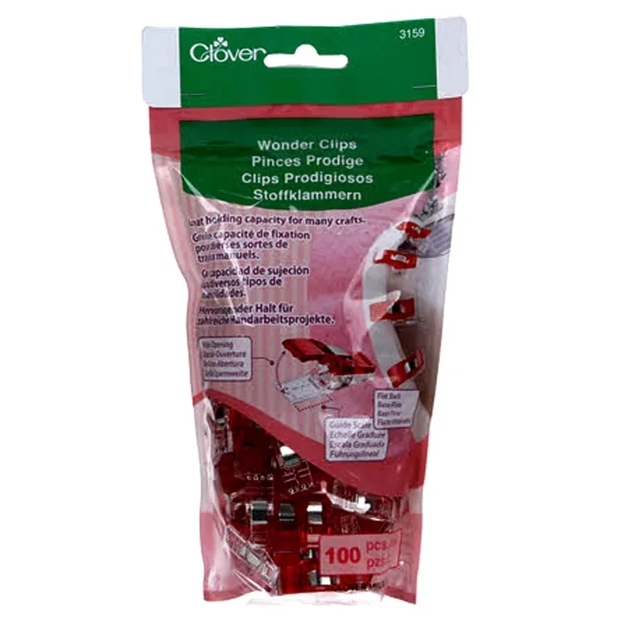 Wonder Clips – 100 PACK – 3159 – Clover Needlecraft. Inc.