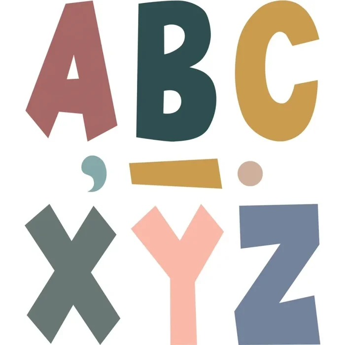 Wonderfully Wild 7″ Fun Font Letters