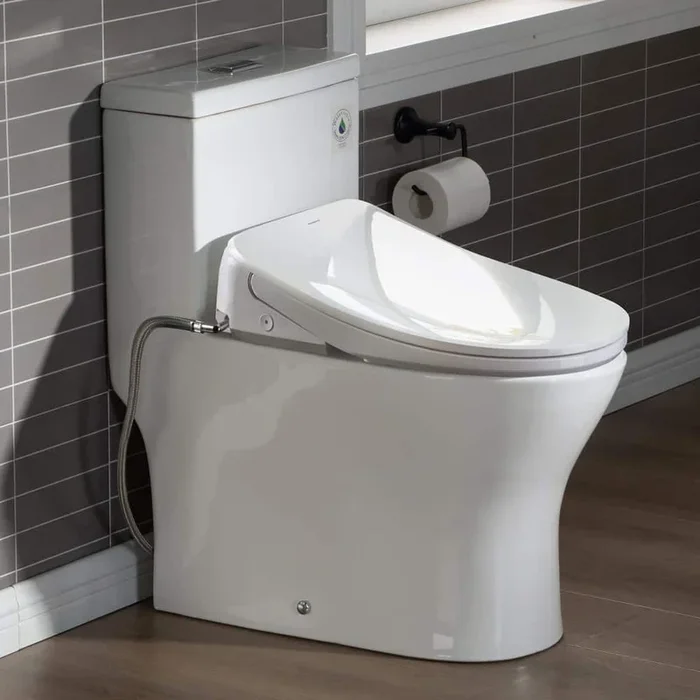 WOODBRIDGE Elongated Bidet Toilet 1.27 GPF, Smart Dual Flush with Heated Seat