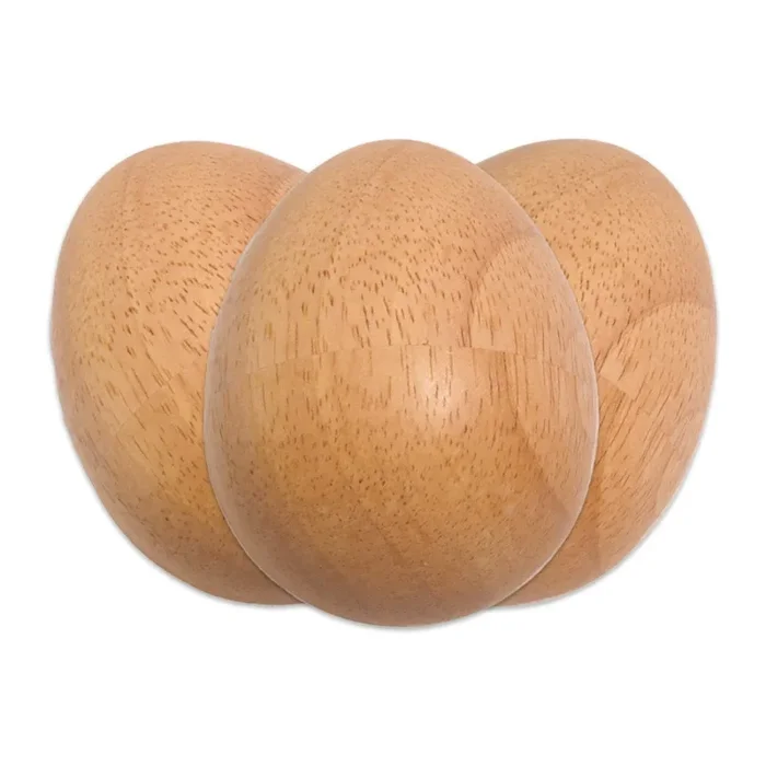 Wooden Egg Shaker Large 3/St
